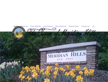 Tablet Screenshot of meridianhills.org